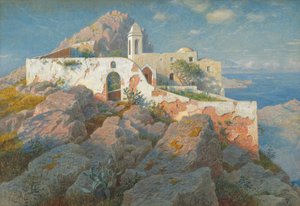 Santa Maria a Cetrella, Anacapri, c.1892 (aquarela e guache sobre grafite)