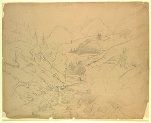 Estudo da paisagem de William Stanley Haseltine