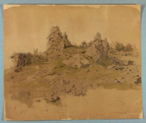 Estudo da paisagem de William Stanley Haseltine