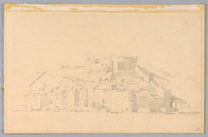 Estudo da paisagem, Spezia, Itália de William Stanley Haseltine