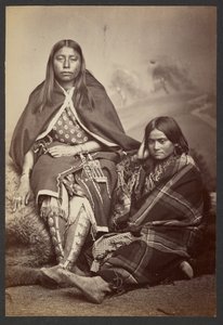 [Mulheres do povo Kiowa] de William Stinson Soule