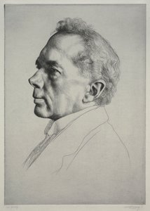 Campbell Dodgson, Perfil à Esquerda de William Strang