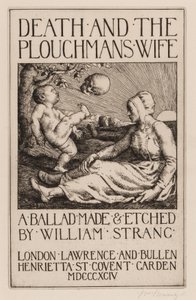 Morte e a esposa Ploughmans, 1892 de William Strang
