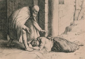 Misericórdia desmaia diante do portão, c1916 de William Strang