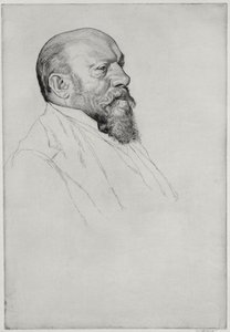 Retrato de Hans Richter (1843-1916), maestro húngaro de William Strang