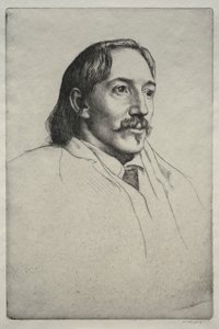 Robert Louis Balfour Stevenson, 1893. de William Strang
