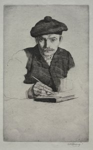 Auto-retrato, 1885. de William Strang