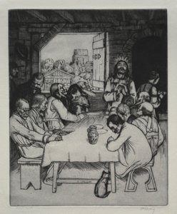 A Última Ceia, 1889. de William Strang