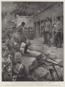 Na memória de Gordon, o evento da história do serviço comemorativo em Khartoum de William T. Maud