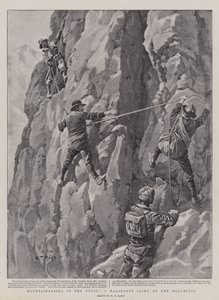 Montanhismo no Tirol, uma subida perigosa nas Dolomitas de William T. Maud