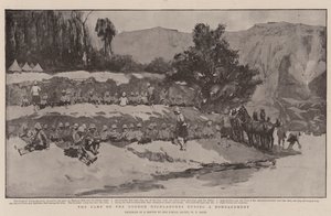 O Acampamento dos Highlanders Gordon durante um Bombardeio
