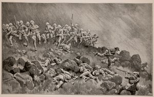O grande assalto em Ladysmith: Os Devons Clearing Wagon Hill de William T. Maud
