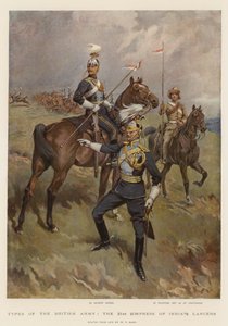 Tipos do Exército Britânico, o 21º (Imperatriz da Índia) Lancers