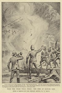 Com a Força de Campo de Tirah, o Fogo em Kangar Gali de William T. Maud