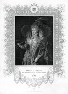 Elizabeth I da Inglaterra, século XIX.