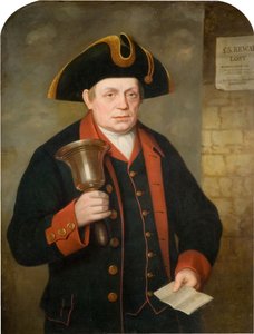 Retrato de Jacob Wilson 1799-1882 Last Birmingham Town Crier, 1868-69.