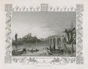 Ponte de westminster de William Tombleson