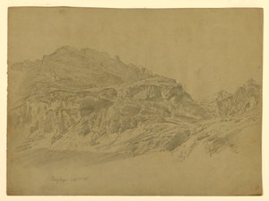 Paisagem, Meiringen, Suíça de William Trost Richards