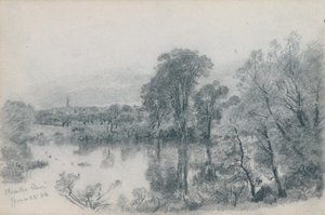 Caderno de esboços de temas paisagísticos e marítimos da Nova Inglaterra e da Pensilvânia de William Trost Richards