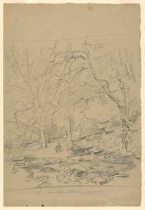 Estudo da paisagem, Lawton Valley, RI de William Trost Richards