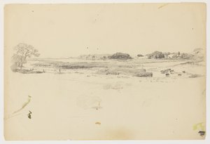Estudo do litoral, Rhode Island de William Trost Richards