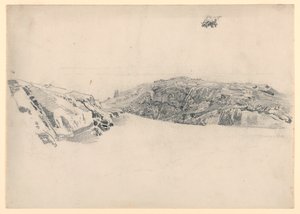 Estudo do litoral, Rhode Island de William Trost Richards