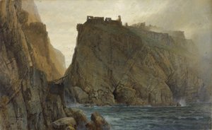Tintagel na costa da Cornualha de William Trost Richards