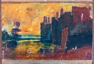 Castelo de Caernarven ao nascer do sol de Joseph Mallord William Turner