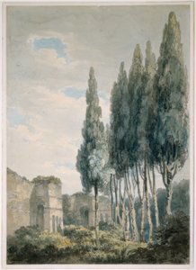Nos Jardins Ludovisi, Roma de Joseph Mallord William Turner