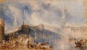 Inverness, do outro lado do rio Ness de Joseph Mallord William Turner