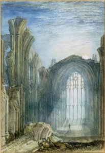 Abadia de Melrose: uma ilustração para The La de Sir Walter Scott de Joseph Mallord William Turner