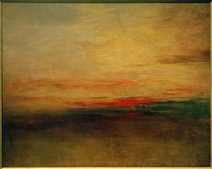 Pôr do sol  de Joseph Mallord William Turner