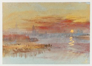 O pôr do sol escarlate de Joseph Mallord William Turner