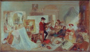 Estudo de Watteau pelas regras de Fresnoy de Joseph Mallord William Turner