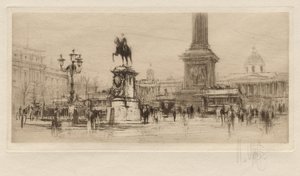 Praça Trafalgar de William Walcot
