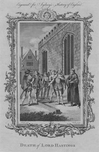 Morte de Lord Hastings, 1773. de William Walker