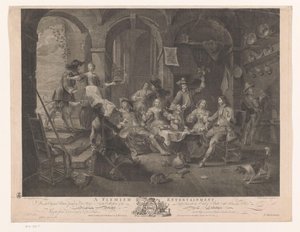 Interior com empresa de fumar e beber A Flemish Entertainment (título no objeto) Principais pinturas da Inglaterra (título da série) As pinturas mais importantes da Inglaterra (título da série) de William Walker