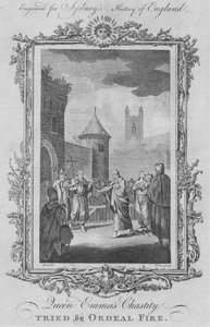 Rainha Emmas Castidade julgada pelo fogo da provação, 1773.