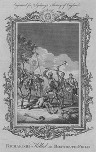 Ricardo III morto em Bosworth-Field, 1773.