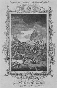 A Batalha de Agincourt, 1773.