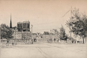 As torres de Notre-Dame, 1915 de William Walker