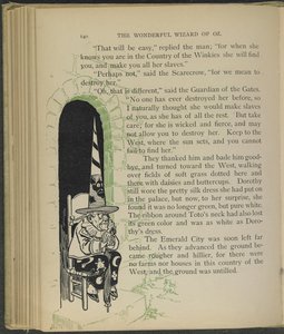 Ilustração de "O maravilhoso Feiticeiro de Oz" de Lyman Frank Baum