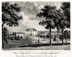 Montreal, sede de Lord Amherst, 1777