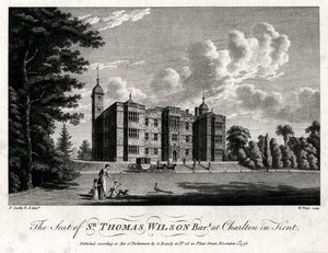 A sede de Sir Thomas Wilson Bart em Charlton, Kent, 1776