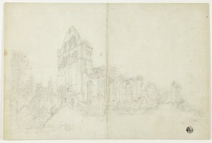 Abadia de Byland, Yorkshire de William Westall