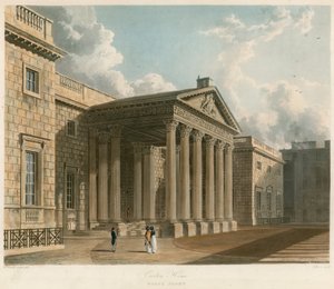 Carlton House, Londres, frente norte de William Westall