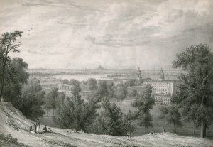 Vista, de, greenwich, londres