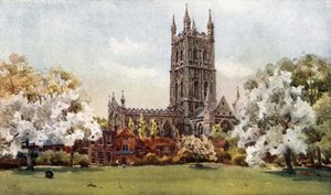 Gloucester do Paddock (cor litho) de William Wiehe Collins