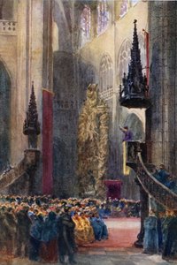 Orviedo, na Catedral (lito a cores)