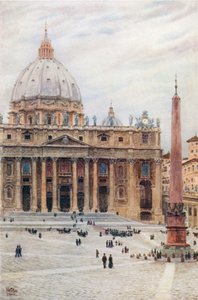 Roma. S. Pedro (lito a cores) de William Wiehe Collins